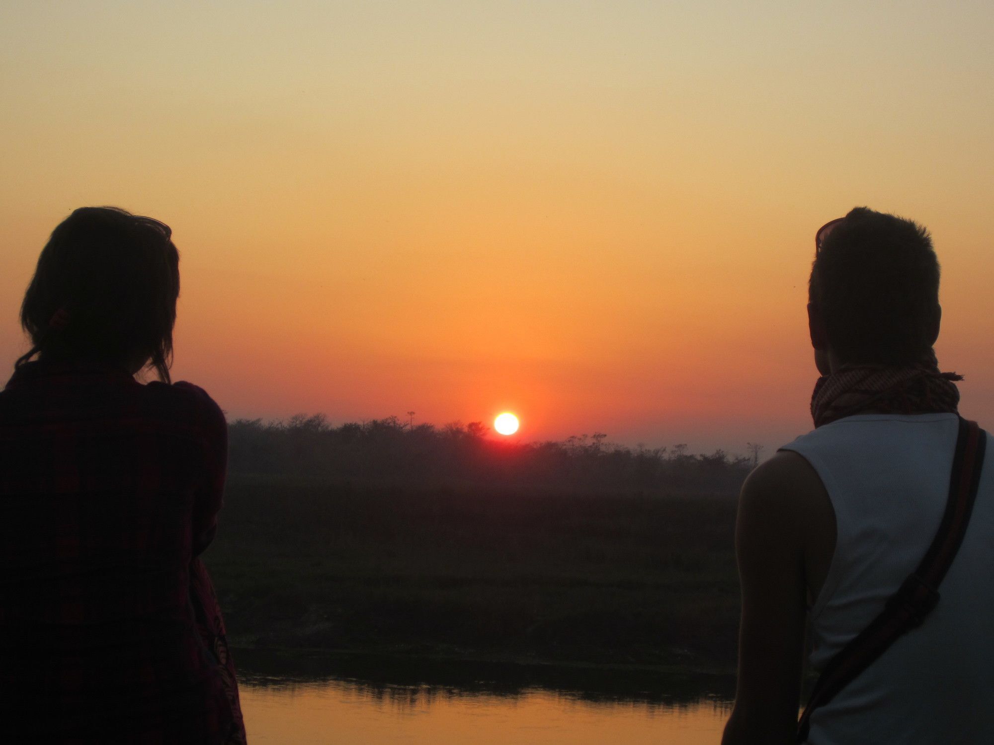 Jungle Sunset Camp Hotel Sauraha Kültér fotó