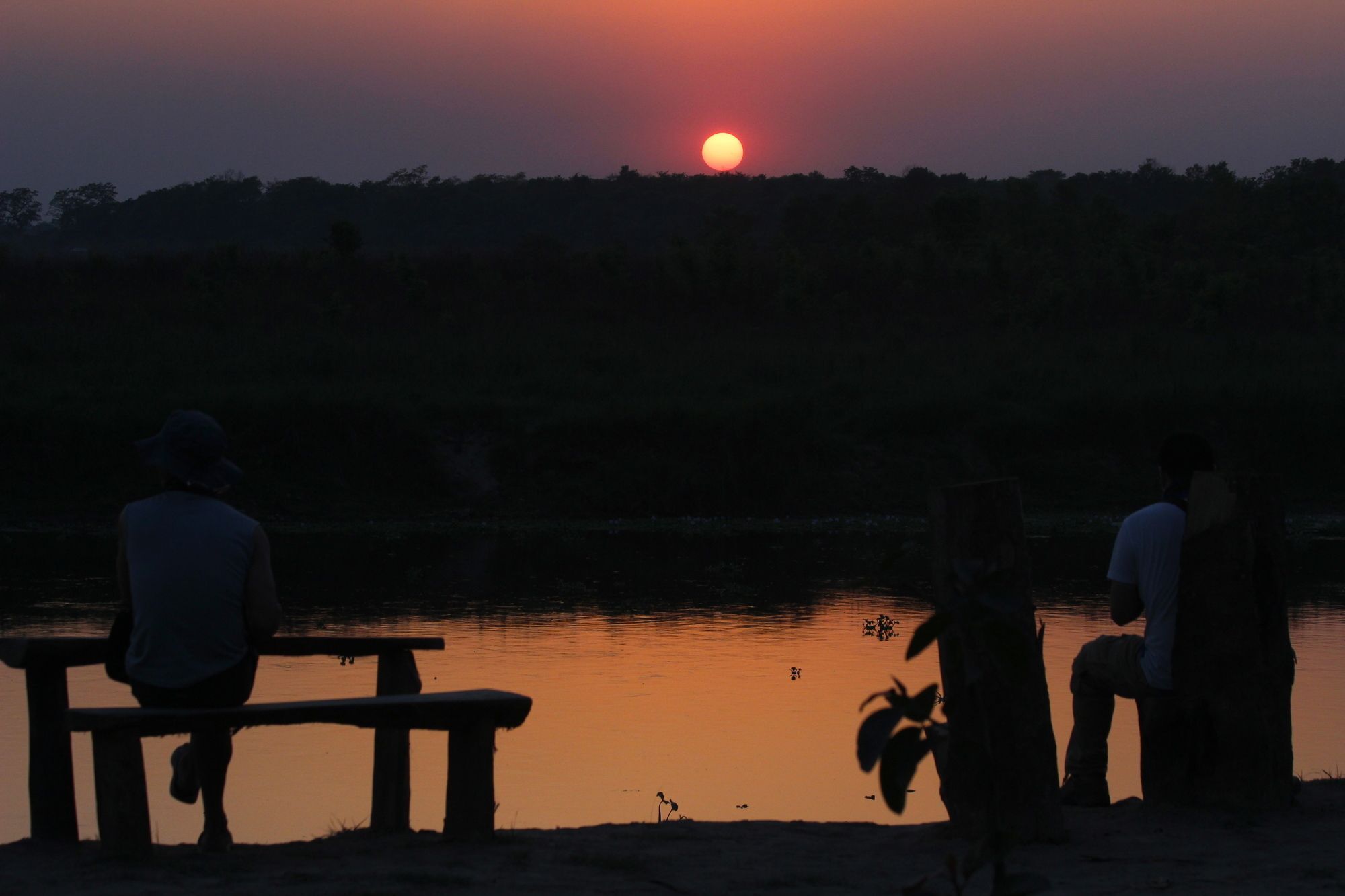 Jungle Sunset Camp Hotel Sauraha Kültér fotó